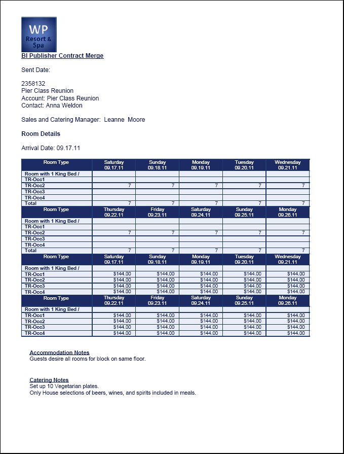 BI Publisher Contract Merge Report Pg 1